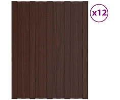Stogo plokštė 12 pcs Ruda 60 x 45 cm Galvanizuotas plienas