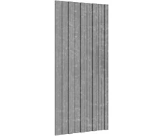 Stogo plokštė 12 pcs Sidabrinė 100 x 45 cm