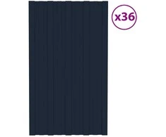Stogo plokštė 36 pcs Antracito 80 x 45 cm Galvanizuotas plienas