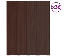 Stogo plokštė 36 pcs Ruda 60 x 45 cm Galvanizuotas plienas