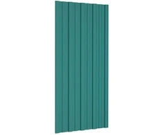 Stogo plokštė 36 pcs Žalia 100 x 45 cm Galvanizuotas plienas