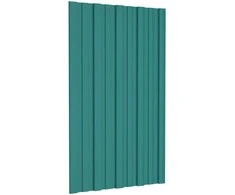 Stogo plokštė 36 pcs Žalia 80 x 45 cm Galvanizuotas plienas