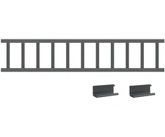 Stogo sniego sargas Antracitas 1200 x 2,5 x 20 cm Plienas