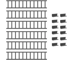 Stogo sniego sargas Antracitas 600 x 2,5 x 20 cm Plienas