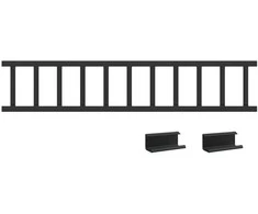 Stogo sniego sargas Juoda 100 x 2,5 x 20 cm Plienas