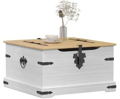 storage box Balta 78 x 78 x 45 cm Kietos pušies mediena