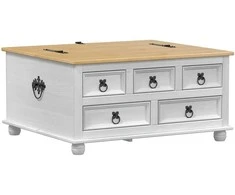 storage box Balta 90 x 78 x 45 cm Kietos pušies mediena