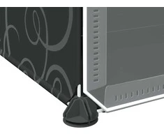 Storage Cube Organizer su 8 kubeliais ir durelėmis Juodas PP