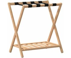 Kelioninis Stovas lagaminui, 68x38x58cm, bambukas