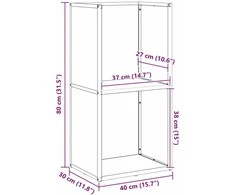 Stovas malkoms, 40x30x80 cm, šaltai valcuotas plienas