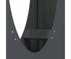 Stovas malkoms, 50x23x100 cm, šaltai valcuotas plienas