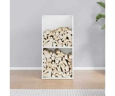Stovas malkoms, balta, 40x30x80 cm, šaltai valcuotas plienas