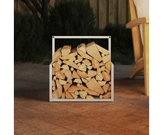 Stovas malkoms, balta, 40x40x40 cm, šaltai valcuotas plienas
