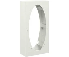 Stovas malkoms, balta, 50x23x100 cm, šaltai valcuotas plienas