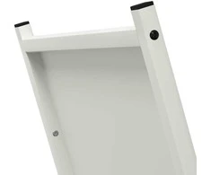 Stovas malkoms, balta, 69,5x35x81 cm, šaltai valcuotas plienas