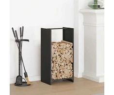 Stovas malkoms, juodos, 40x30x80 cm, šaltai valcuotas plienas