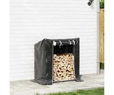 Stovas malkoms su apdangalu nuo lietaus, 101x61x110,5cm