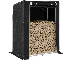 Stovas malkoms su apdangalu nuo lietaus, 150x100x200cm