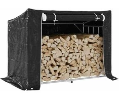 Stovas malkoms su apdangalu nuo lietaus, 151x80,5x110,5cm
