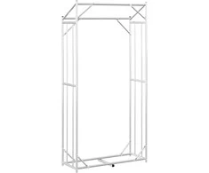 Stovas malkoms su apdangalu nuo lietaus, 100x40x200cm