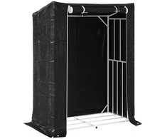 Stovas malkoms su apdangalu nuo lietaus, 150x80x200cm