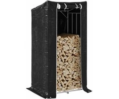 Stovas malkoms su apdangalu nuo lietaus, 150x80x200cm