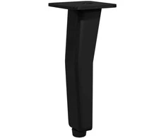 Stovintys kojelės 2 pcs Juoda 40 x 40 x 100 mm Geležis