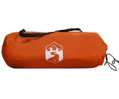 Stovyklavimo palapinė, oranžinė, dvivietė, kupolinė