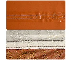 Stovyklavimo palapinė, pilka ir oranžinė, keturvietė, kupolinė