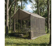 Stovyklinė plėvelė su tinkleliu 270 x 210 x 210 cm Ruda Pilka
