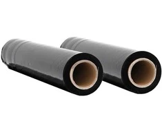 Stretch Film 2 vnt Juoda 17 μm 50 cm x 150 m