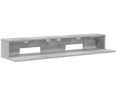 Studijos stalas Betono pilka 130 x 36 x 19,5 cm