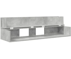 Studijos stalas Betono pilka 130 x 40 x 19,5 cm