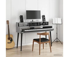 Studijos stalas Pilka Sonoma 130 x 42,5 x 36 cm