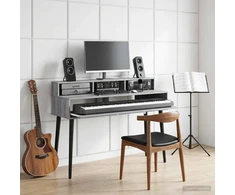 Studijos stalas Pilka Sonoma 152 x 42,5 x 36 cm