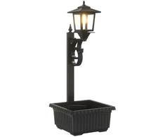 Stulpelis su Gėlynu Juoda 29 x 28 x 74 cm ABS ir PP