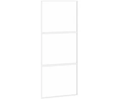 Stumdomos durys, baltos, 90x205cm, grūdintas stiklas/aliuminis