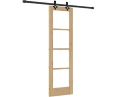 Slankios durys ORKDAL Natūrali ir juoda 61 x 198,5 cm