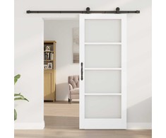 Slankios durys ORKDAL Balta ir juoda 83 x 202 cm