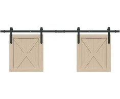 Stumdomų spintelės durelių rinkinys, 152cm, anglies plienas