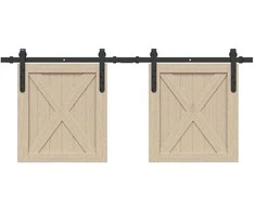 stumdomų spintelių durų komplektas 122 cm anglinis plienas