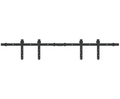 stumdomų spintelių durų komplektas 122 cm anglinis plienas
