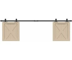 stumdomų spintelių durų komplektas 183 cm anglinis plienas