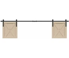 stumdomų spintelių durų komplektas 200 cm anglinis plienas