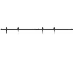 stumdomų spintelių durų komplektas 200 cm anglinis plienas