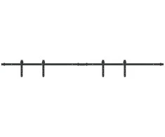 stumdomų spintelių durų komplektas 200 cm anglinis plienas