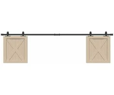 stumdomų spintelių durų komplektas 200 cm anglinis plienas