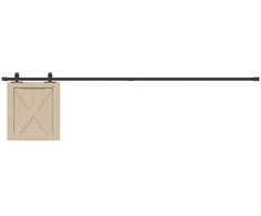 stumdomų spintelių durų komplektas 213 cm anglinis plienas