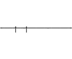 stumdomų spintelių durų komplektas 244 cm anglinis plienas