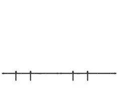 stumdomų spintelių durų komplektas 244 cm anglinis plienas